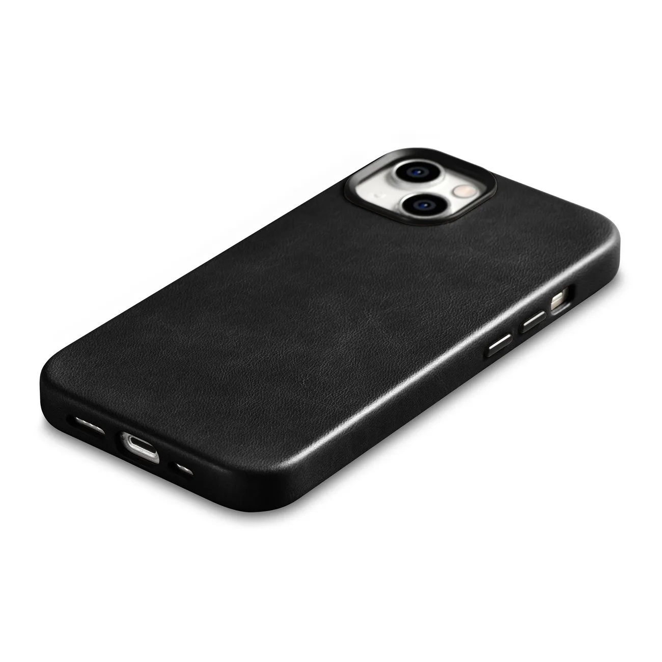 Magnetische iPhone 14 Plus-Lederhülle mit MagSafe Oil Wax Premium-Lederhülle, schwarz 9