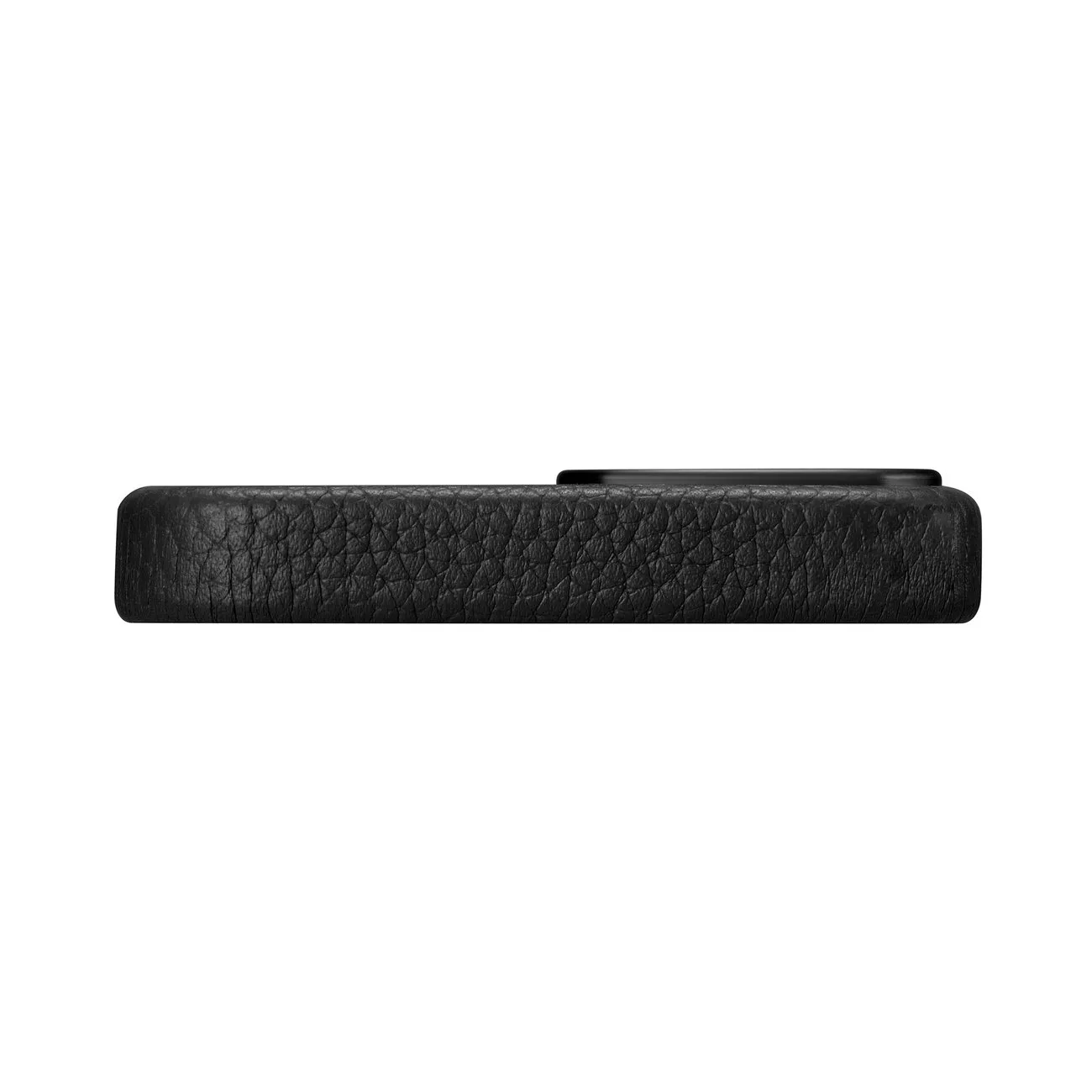 Magnetic iPhone 14 Plus leather case with MagSafe Litchi Premium Leather Case, black 4