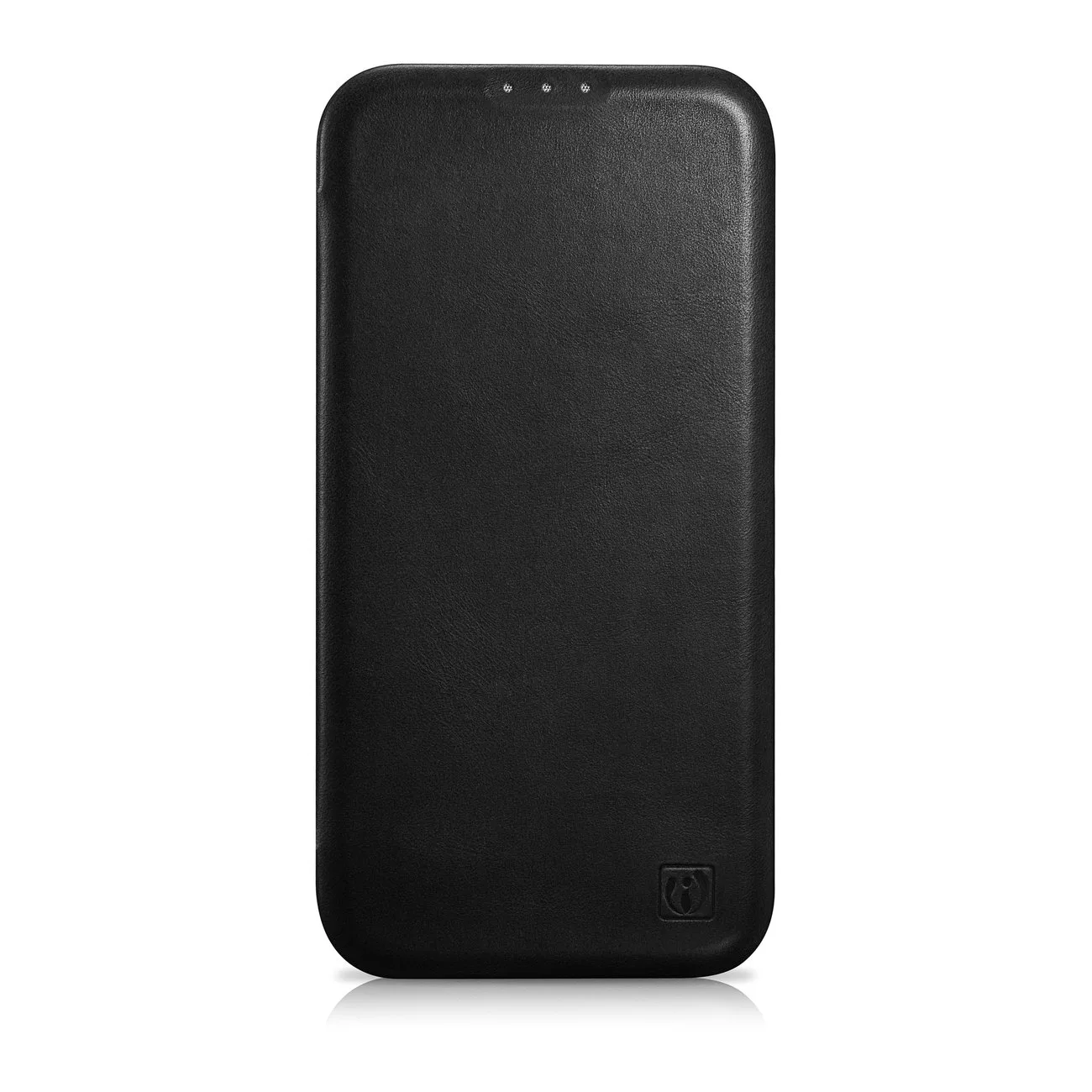 iPhone 14 Plus Lederhülle mit magnetischer MagSafe-Klappe, CE Oil Wax Premium Leather, schwarz 2