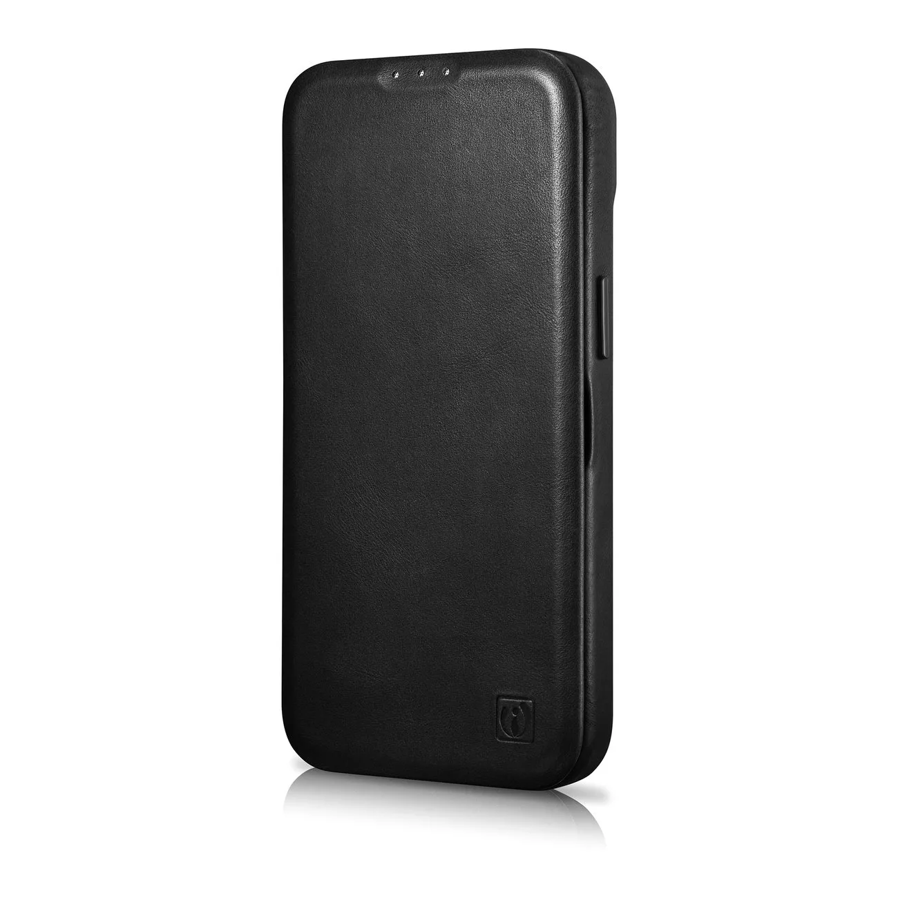 iPhone 14 Plus Lederhülle mit magnetischer MagSafe-Klappe, CE Oil Wax Premium Leather, schwarz 6