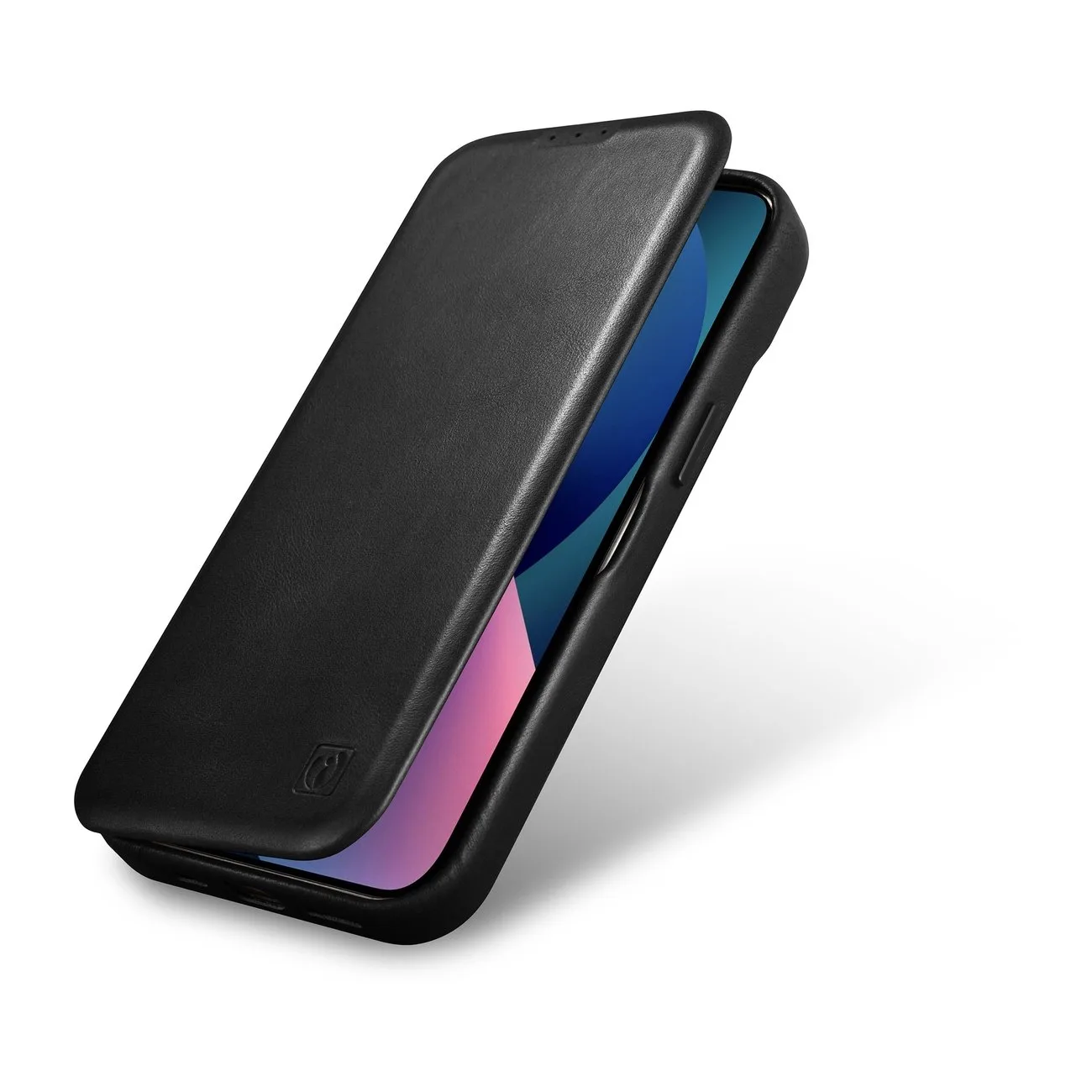 iPhone 14 Plus Lederhülle mit magnetischer MagSafe-Klappe, CE Oil Wax Premium Leather, schwarz 8