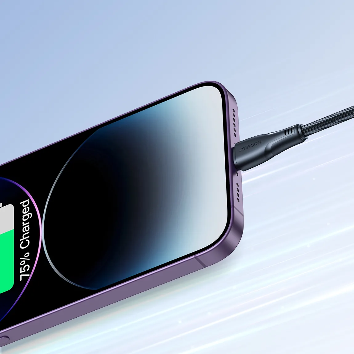 Surpass Series 1,2 m langes schwarzes USB-zu-Lightning-Kabel für iPhone, 2,4 A 10