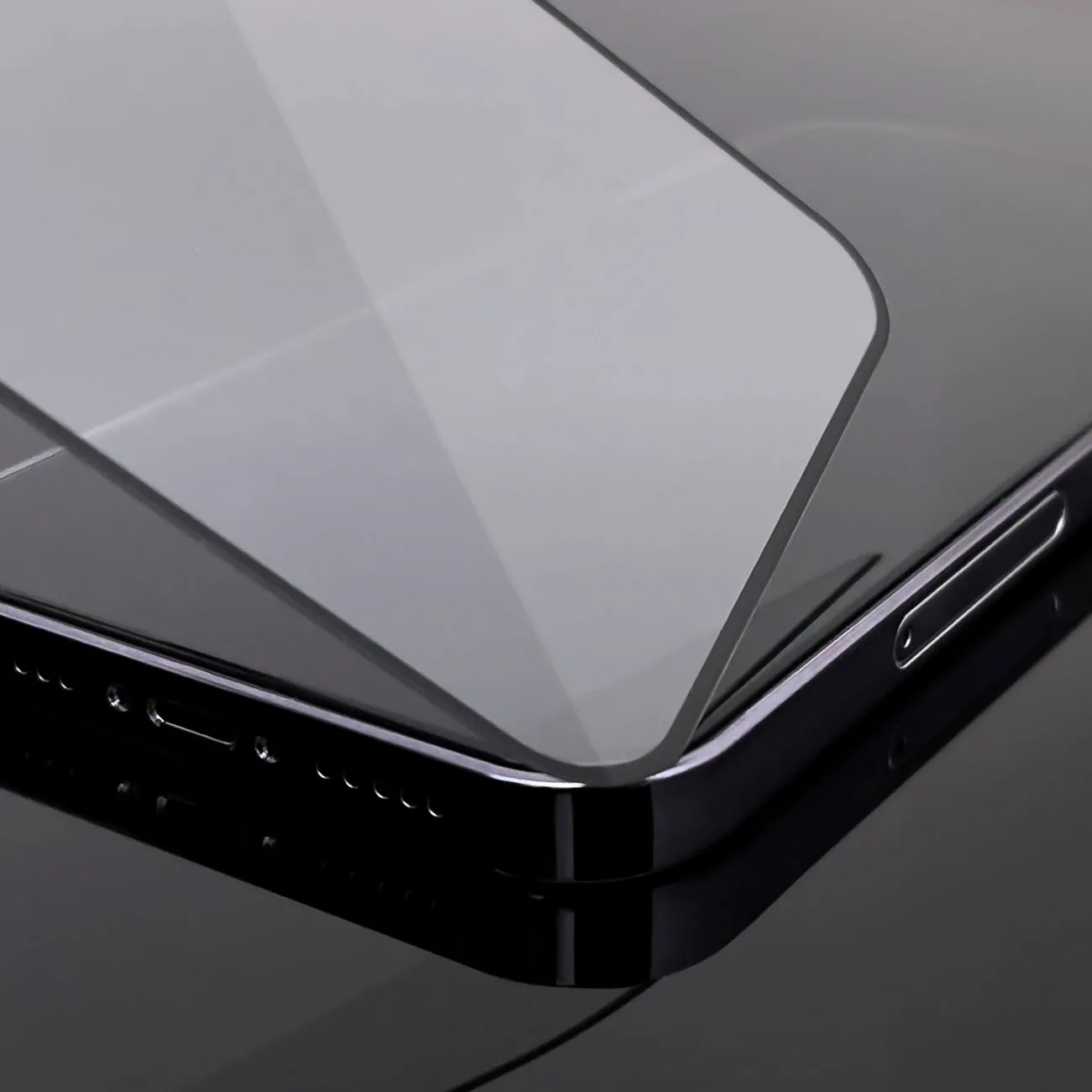 Temperirano staklo za cijeli zaslon s okvirom za iPhone 15 Plus, crno 3