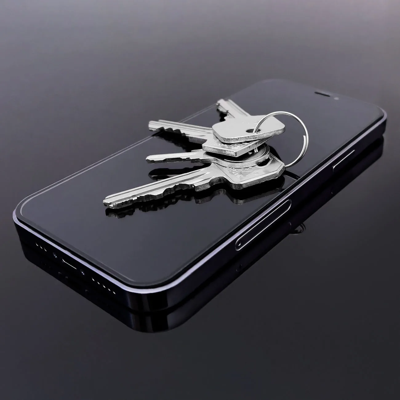 Temperirano staklo za cijeli zaslon s okvirom za iPhone 15 Plus, crno 6