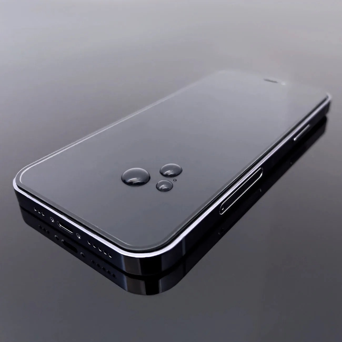 Temperirano staklo za cijeli zaslon s okvirom za iPhone 15 Plus, crno 7