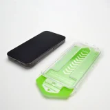 Szkło hartowane 9H z ramką montażową do iPhone 14 Pro Max Premium Glass czarne 5
