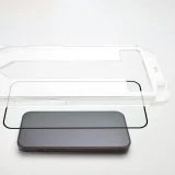 Szkło hartowane 9H z ramką montażową do iPhone 14 Pro Max Premium Glass czarne 8