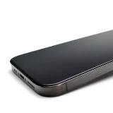 Szkło hartowane 9H z ramką montażową do iPhone 14 Pro Max Premium Glass czarne 9
