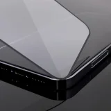 Izdržljivo kaljeno staklo za cijeli zaslon s okvirom za Xiaomi Mi Band 8, puna ljepljiva traka, crna 3