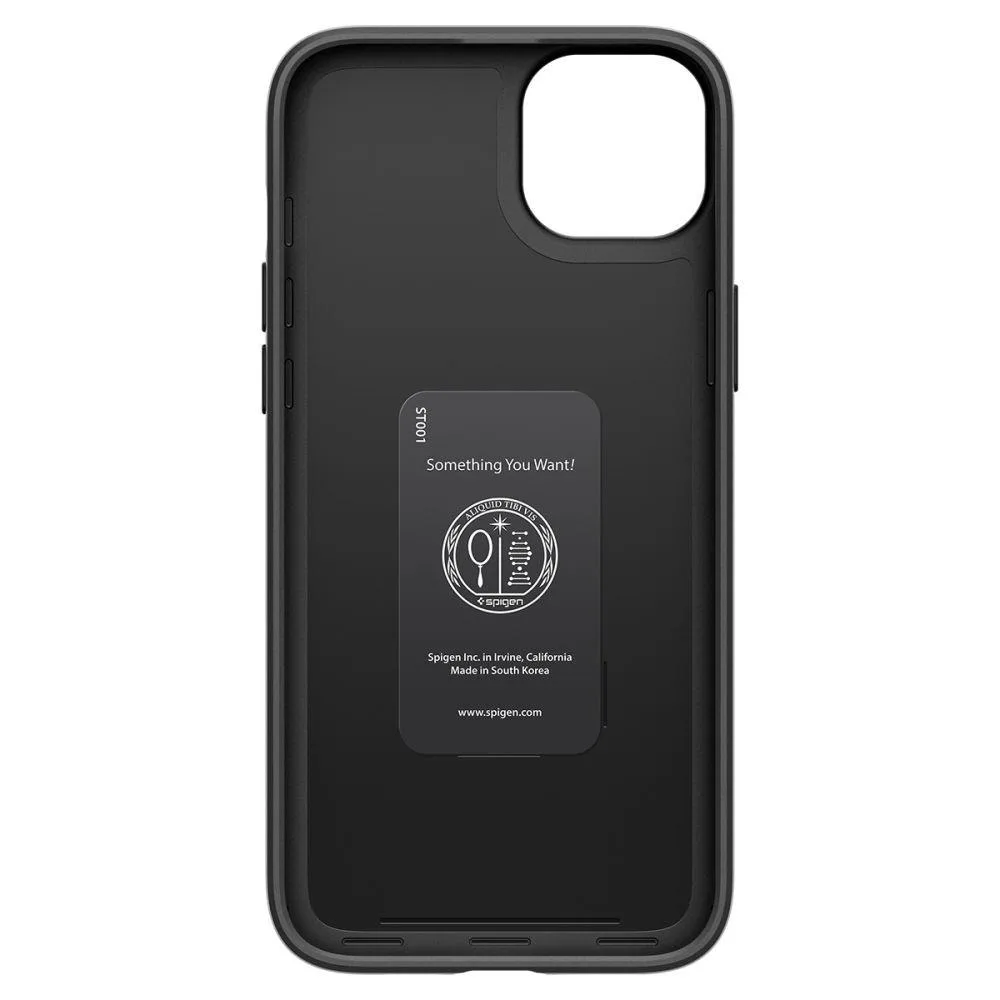 Tanka zaštitna futrola Thin Fit za iPhone 15 Plus, crna 3