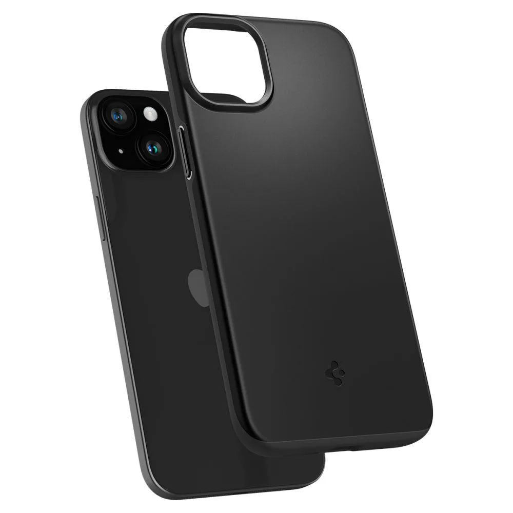 Tanka zaštitna futrola Thin Fit za iPhone 15 Plus, crna 8