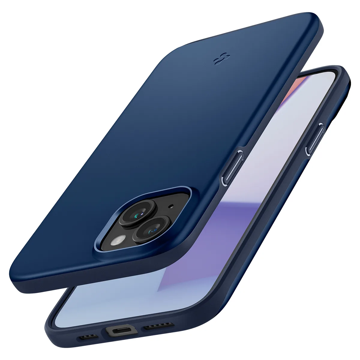 Tanka zaštitna futrola Thin Fit za iPhone 15 Plus, plava 8