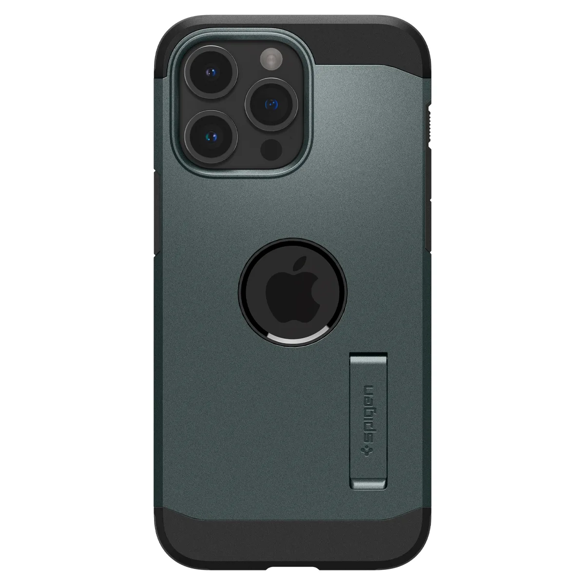 Etui Tough Armor MagSafe z podstawką na iPhone 15 Pro zielone 3