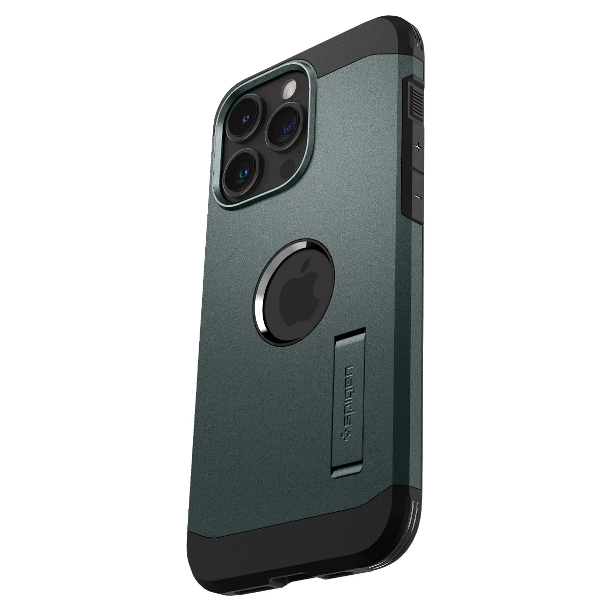Etui Tough Armor MagSafe z podstawką na iPhone 15 Pro zielone 8