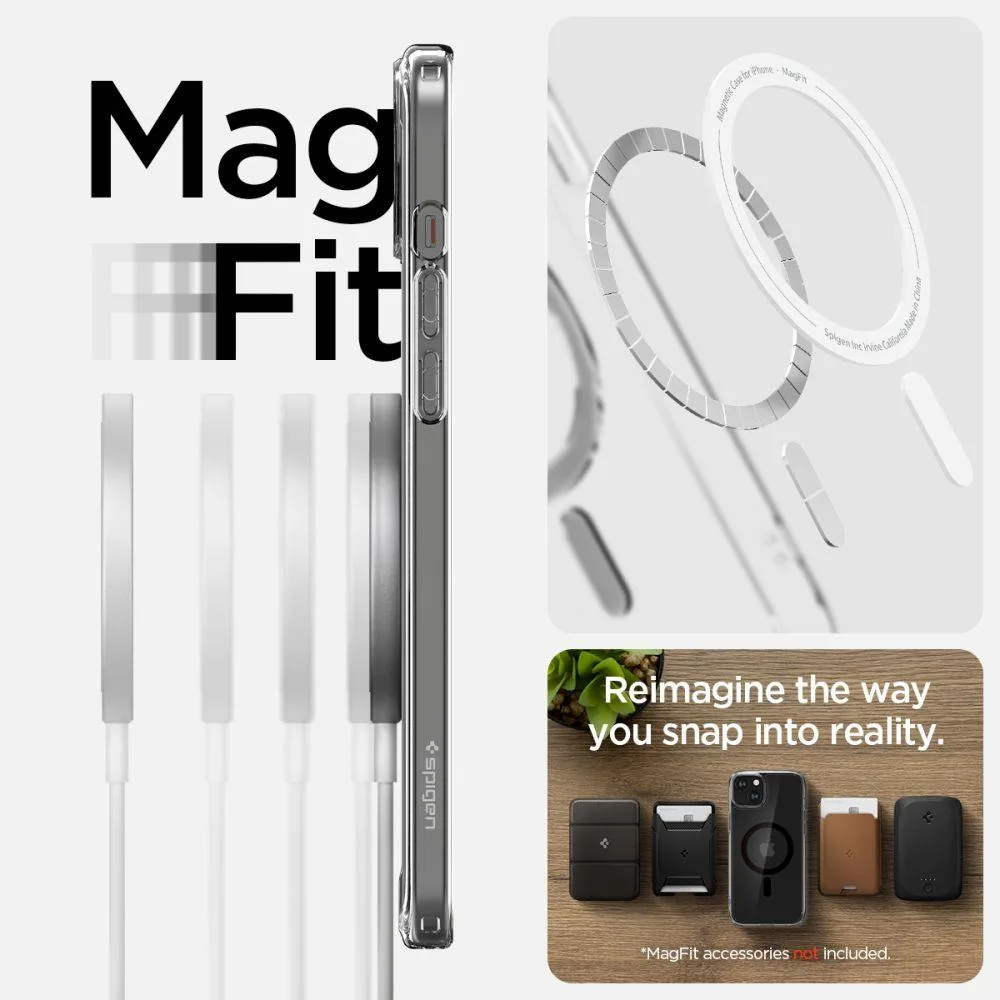 Ultra Hybrid Mag tok MagSafe-vel iPhone 15 Plus-hoz, fekete 11