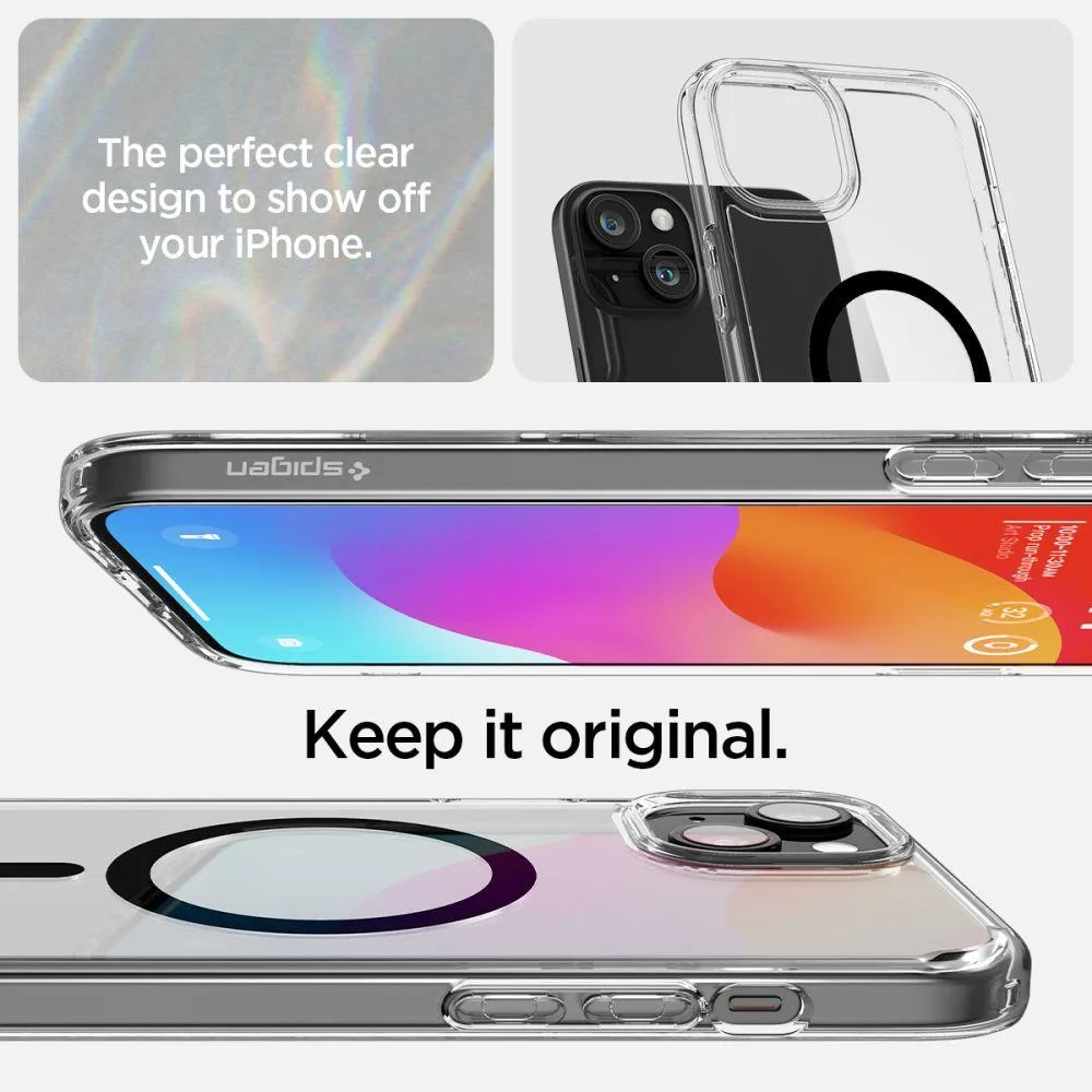 Ultra Hybrid Mag tok MagSafe-vel iPhone 15 Plus-hoz, fekete 9