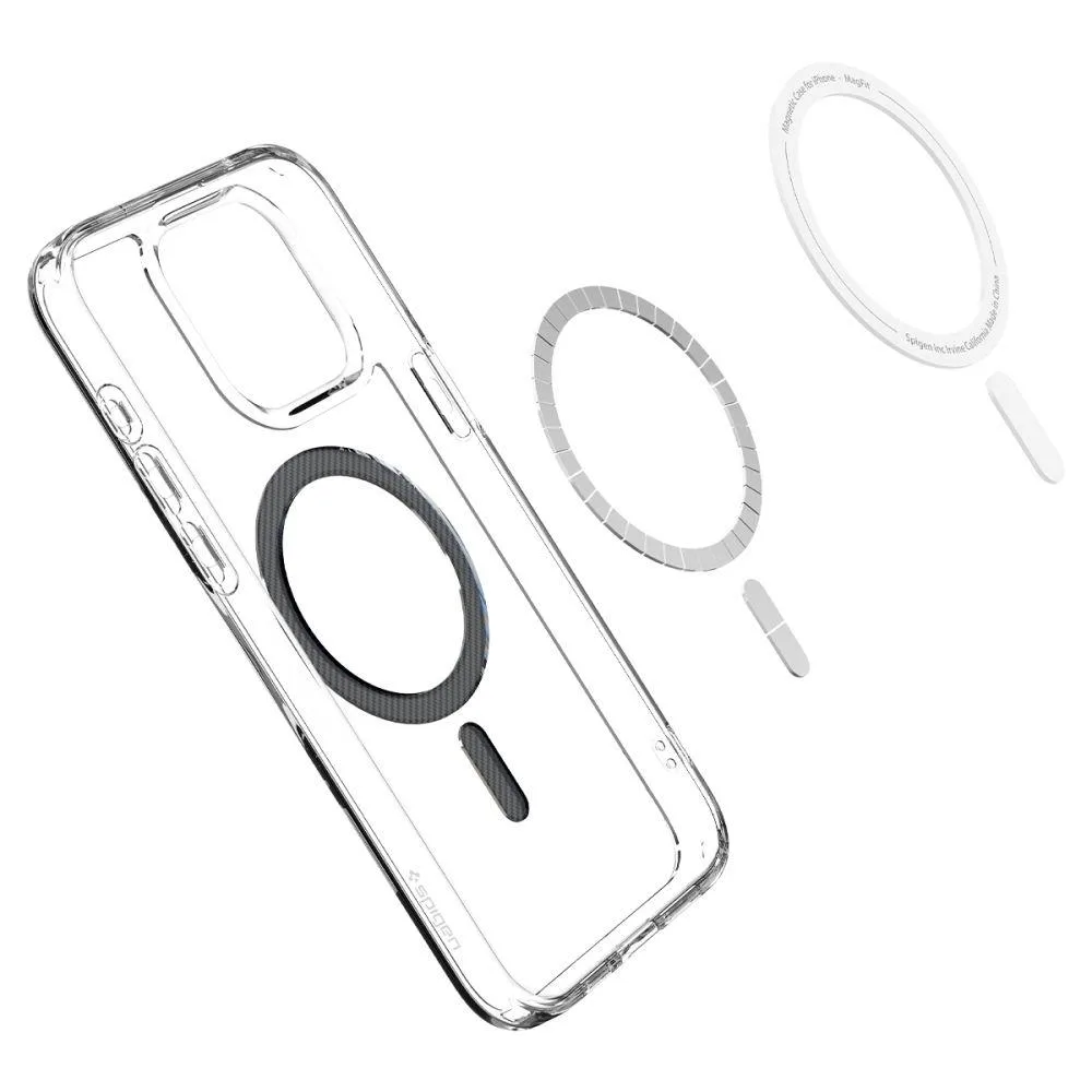 Ultra Hybrid Mag tok MagSafe-vel iPhone 15 Pro-hoz, szürke 7