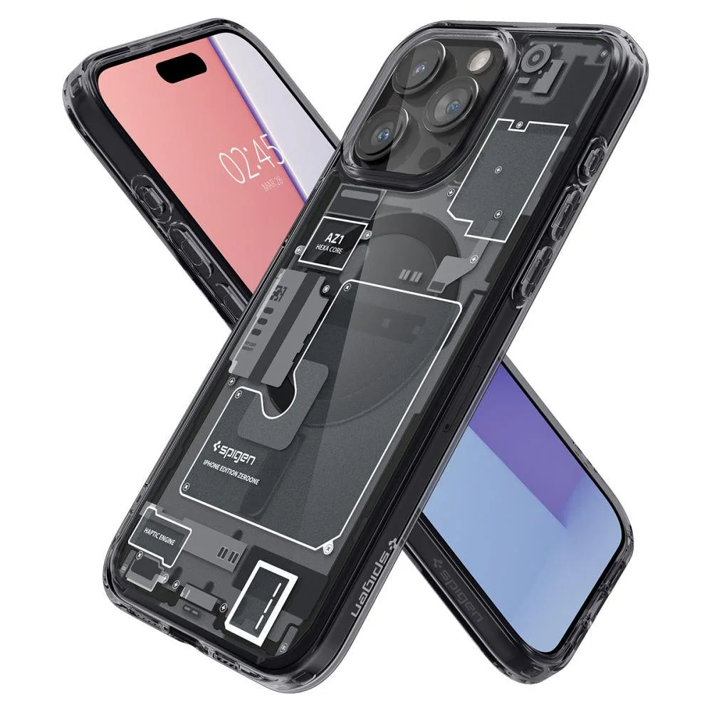 Ultra Hybrid Mag tok MagSafe-vel iPhone 15 Pro-hoz, szürke és fekete 8