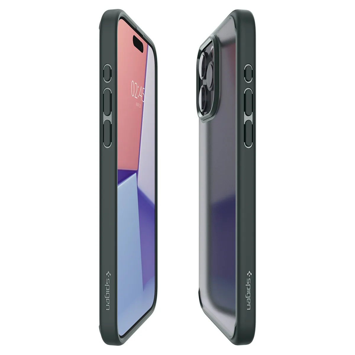 Ultra Hybrid tok iPhone 15 Pro Max-hoz, sötétzöld 9