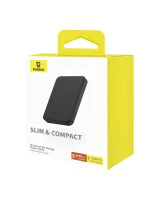 Mini power bank 5000mAh 20W + cablu USB-C 20V / 3A, negru 4