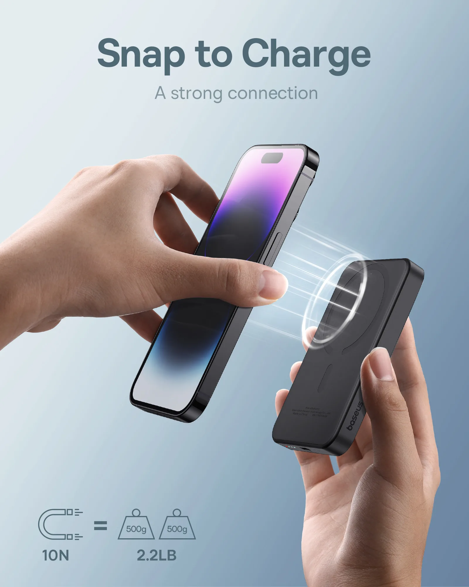 Mini power bank 5000mAh 20W + USB-C cable 20V / 3A, black 6