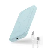 Mini power bank 5000 mAh 20 W + USB-C kábel 20 V / 3 A, kék 2