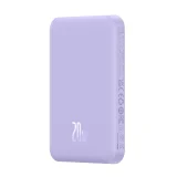 5000 mAh-s, 20 W-os mini power bank + lila USB-C kábel 20 V / 3 A