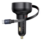 Autonabíjačka Enjoyment Pro s vysúvacím káblom USB-C, 60 W, čierna 10