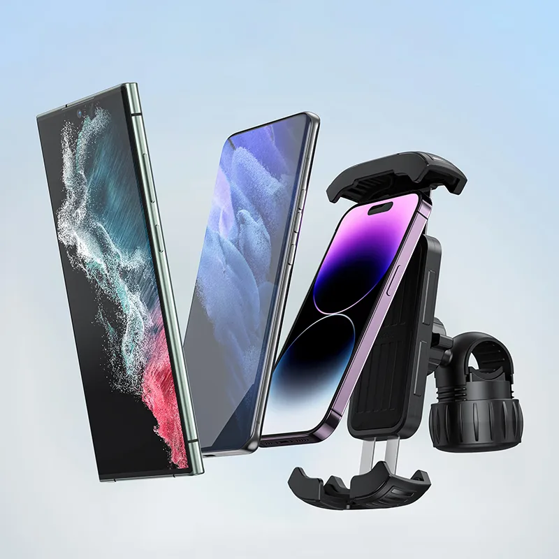 QuickGo kerékpár-telefon tartó kormányra, fekete 9