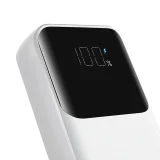 10000mAh mini power bank s ugrađenim kabelima JR-PBC06 30W bijela 2