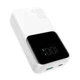 10000mAh mini power bank s ugrađenim kabelima JR-PBC06 30W bijela 7