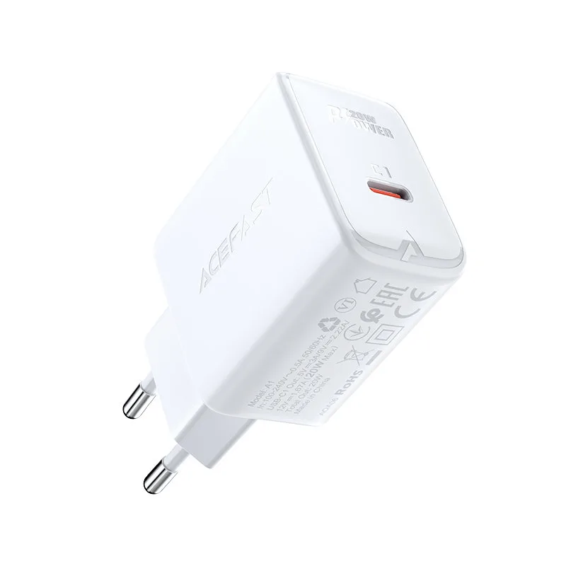20W USB-C Power Delivery brzi zidni punjač, crni 4