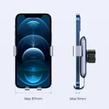 Car Gravity Phone Holder - Round Mesh, Gray 5