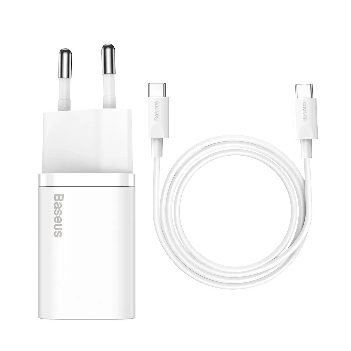 Si 25W 3A brzi AC punjač s 1 m bijelog USB-C kabela Si 25W 3A brzi AC punjač s 1 m bijelog USB-C kabela