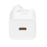 Si 25W 3A brzi AC punjač s 1 m bijelog USB-C kabela 3