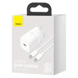Si 25W 3A brzi AC punjač s 1 m bijelog USB-C kabela 5