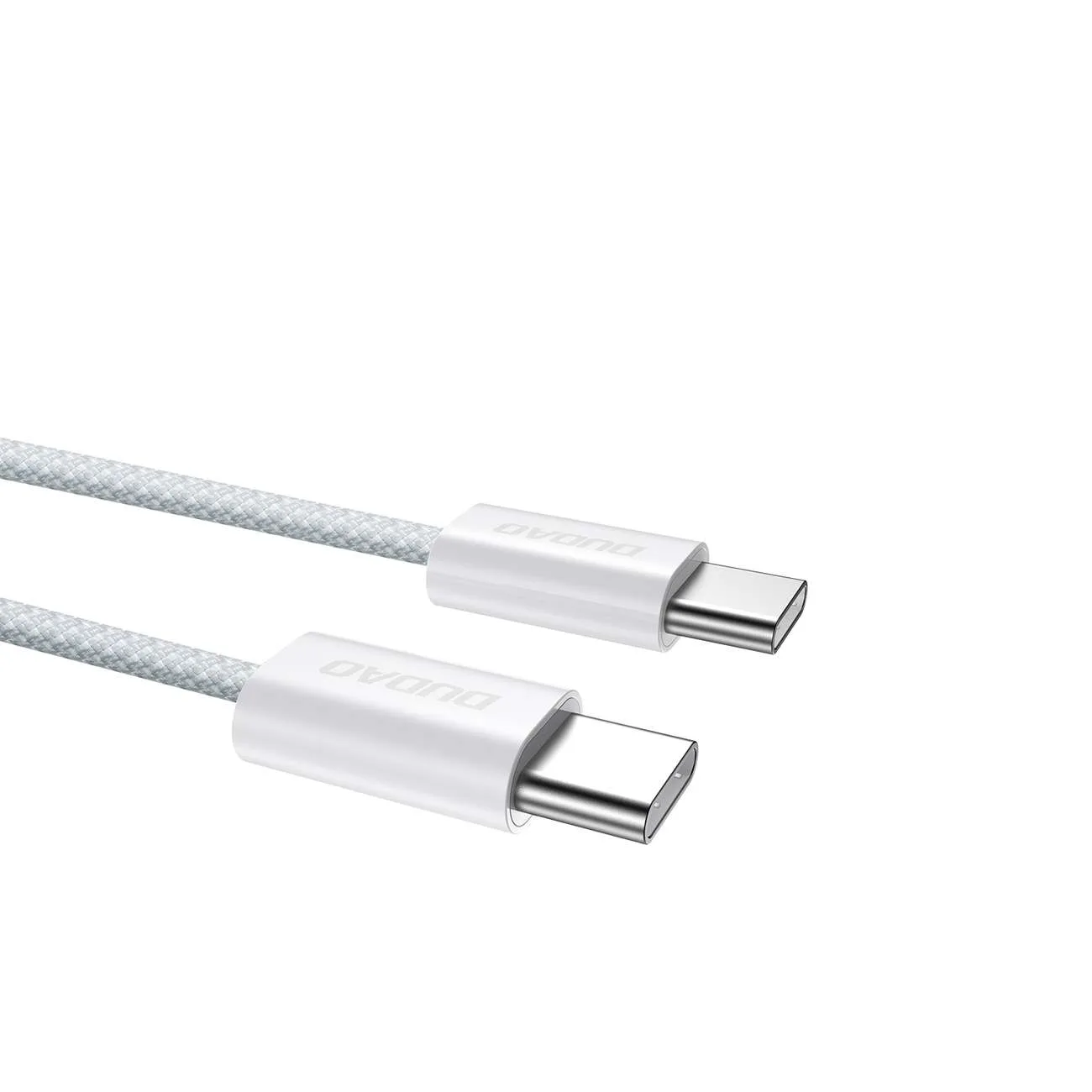 Izdžljiv 1 m USB-C PD 60W kabel pleten od karbonskih vlakana, svijetloplav 7