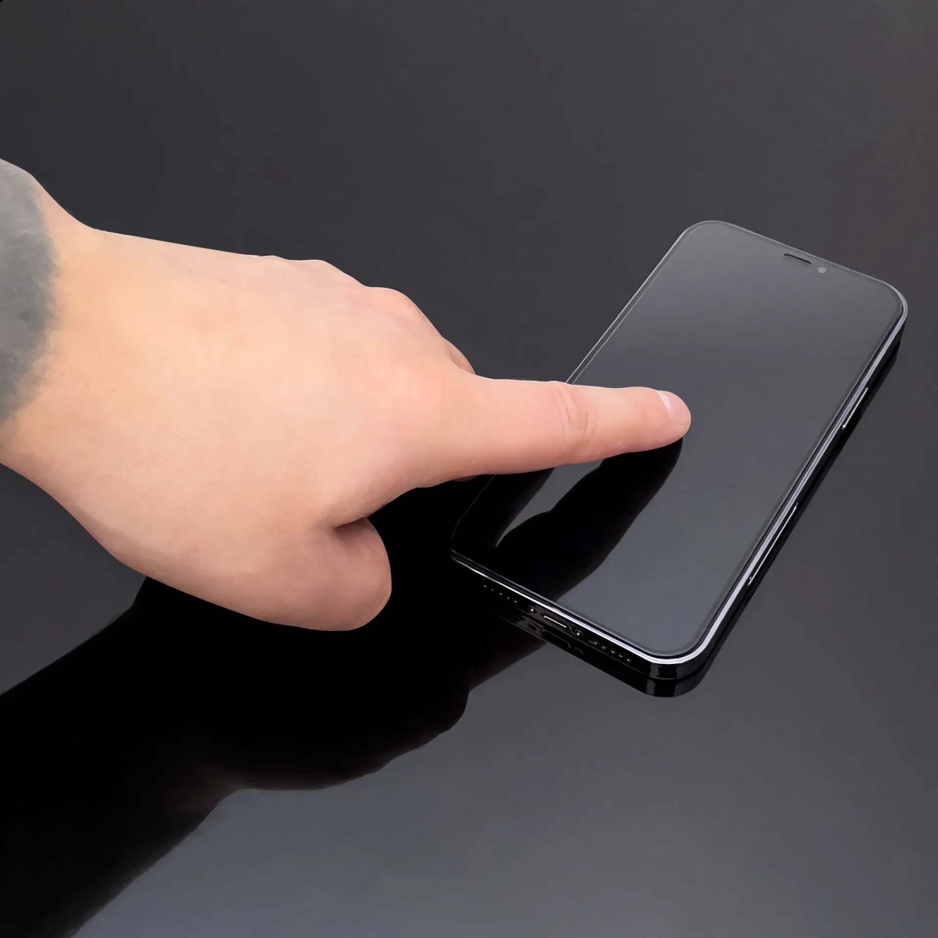 Szkło hartowane 9H na cały ekran Samsung Galaxy S23 z czarną ramką Full Glue 7