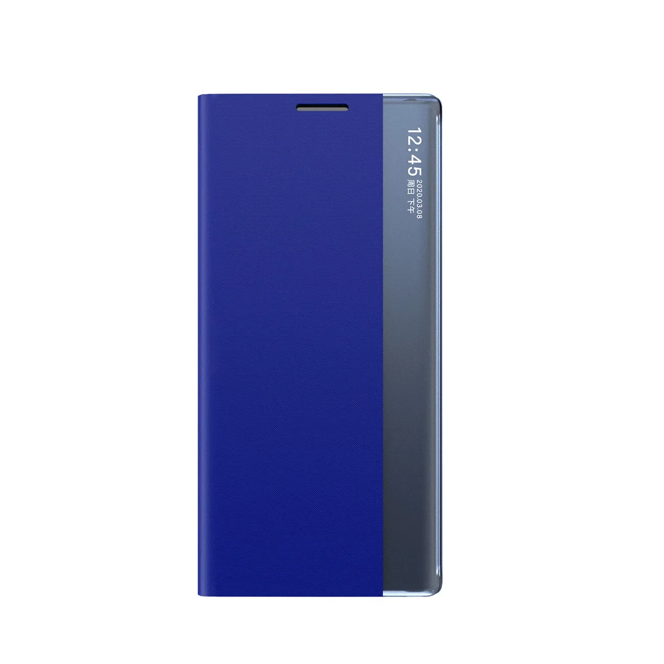 Flip tok állvánnyal Xiaomi Redmi Note 12 5G / Poco X5 5G New Sleep Case kék 2
