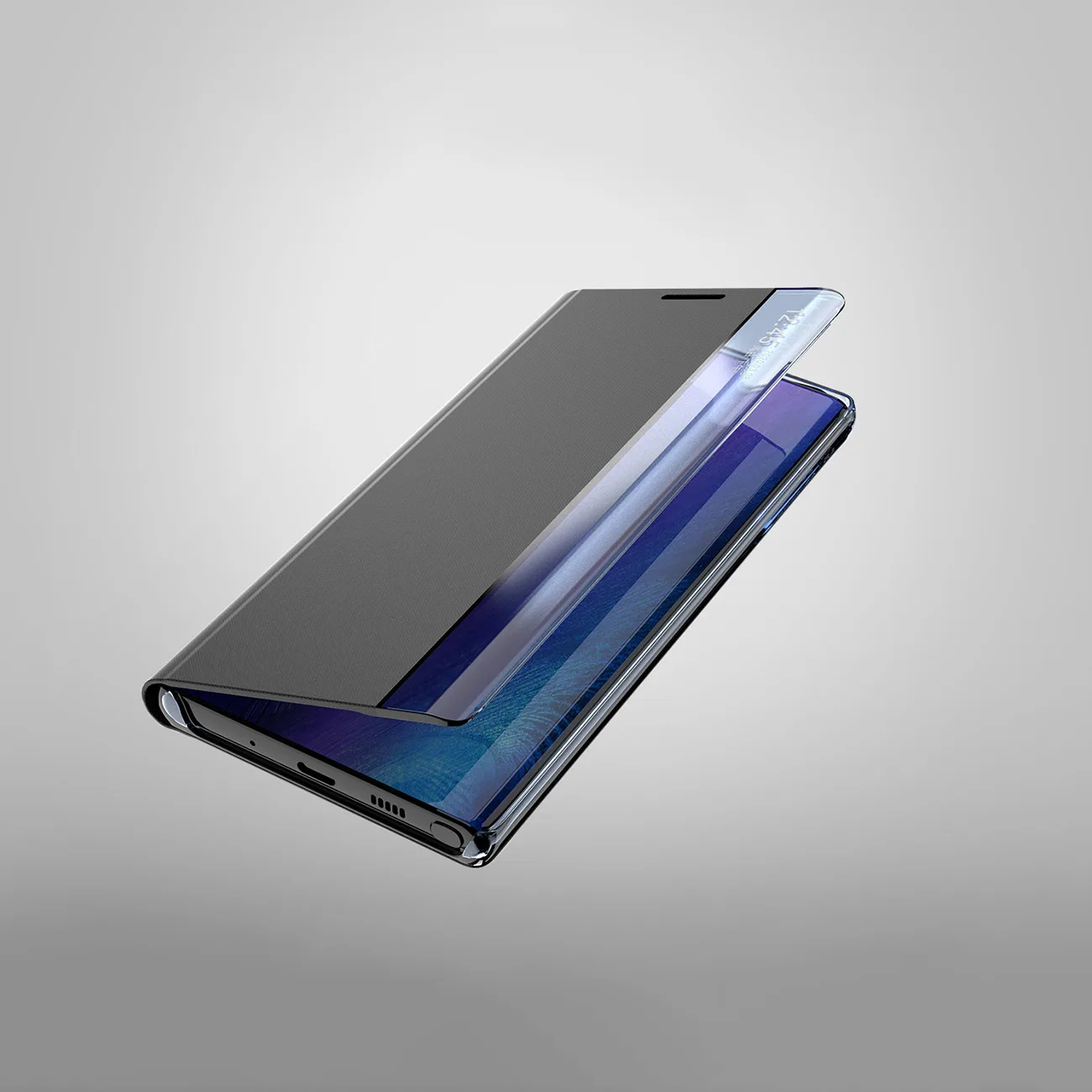 Flip tok állvánnyal Xiaomi Redmi Note 12 5G / Poco X5 5G New Sleep Case kék 5