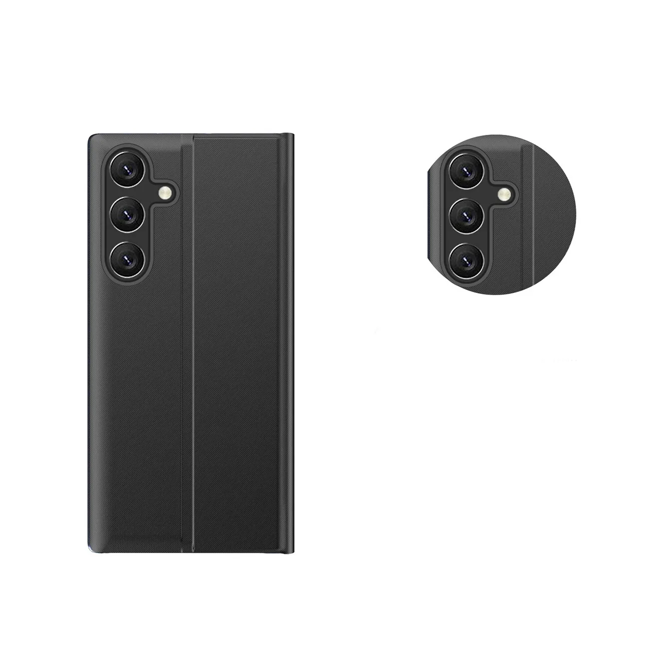 Flip tok állvánnyal a Xiaomi Redmi Note 12 5G / Poco X5 5G New Sleep Case készülékhez, fekete 6