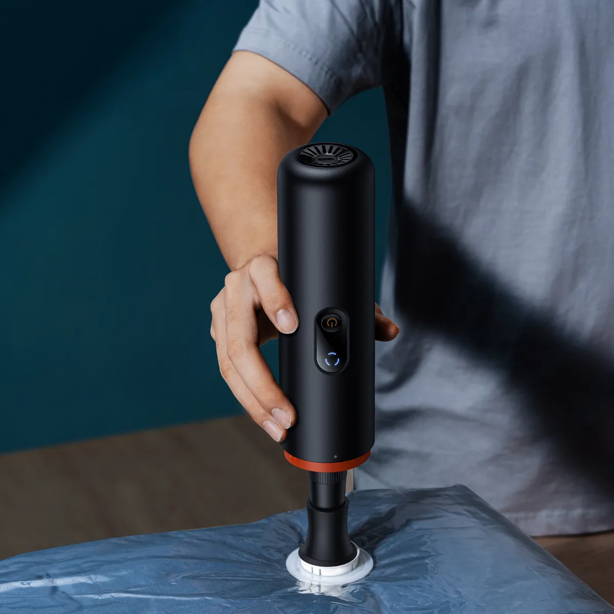 Baseus A5 USB-C 130-W-Autostaubsauger mit Licht, schwarz 11