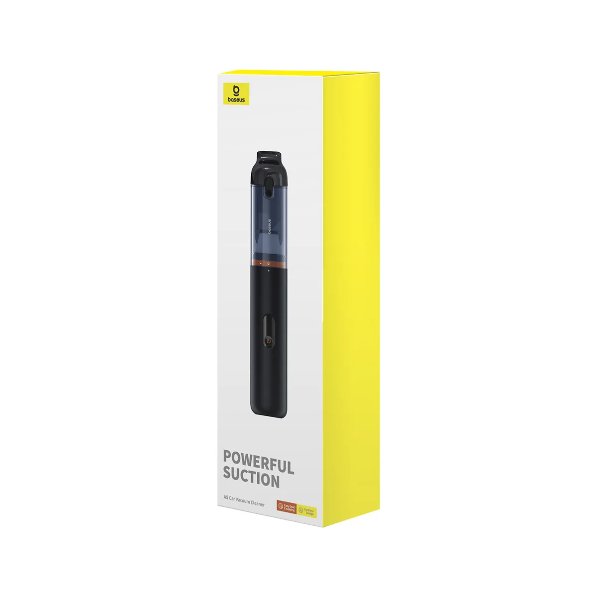 Baseus A5 USB-C 130-W-Autostaubsauger mit Licht, schwarz 5