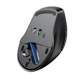 Ergonomski bežični miš za računalo MU101 Bluetooth 2,4 GHz, plavi 2