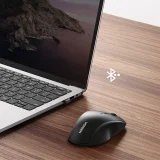 Ergonomski bežični miš za računalo MU101 Bluetooth 2,4 GHz, plavi 4
