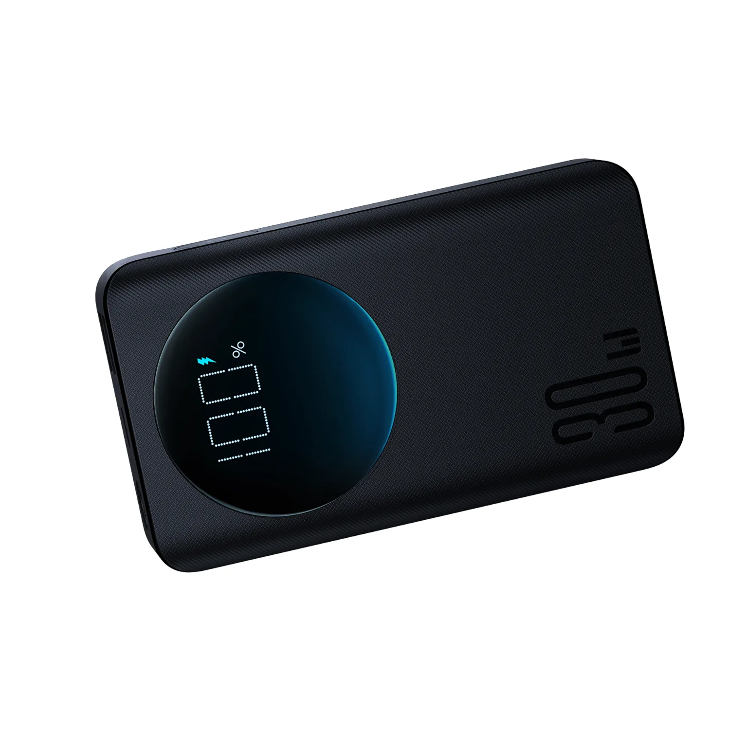 2-in-1-Powerbank 10000 mAh 30 W LED-Taschenlampe USB USB-C Schwarz 4
