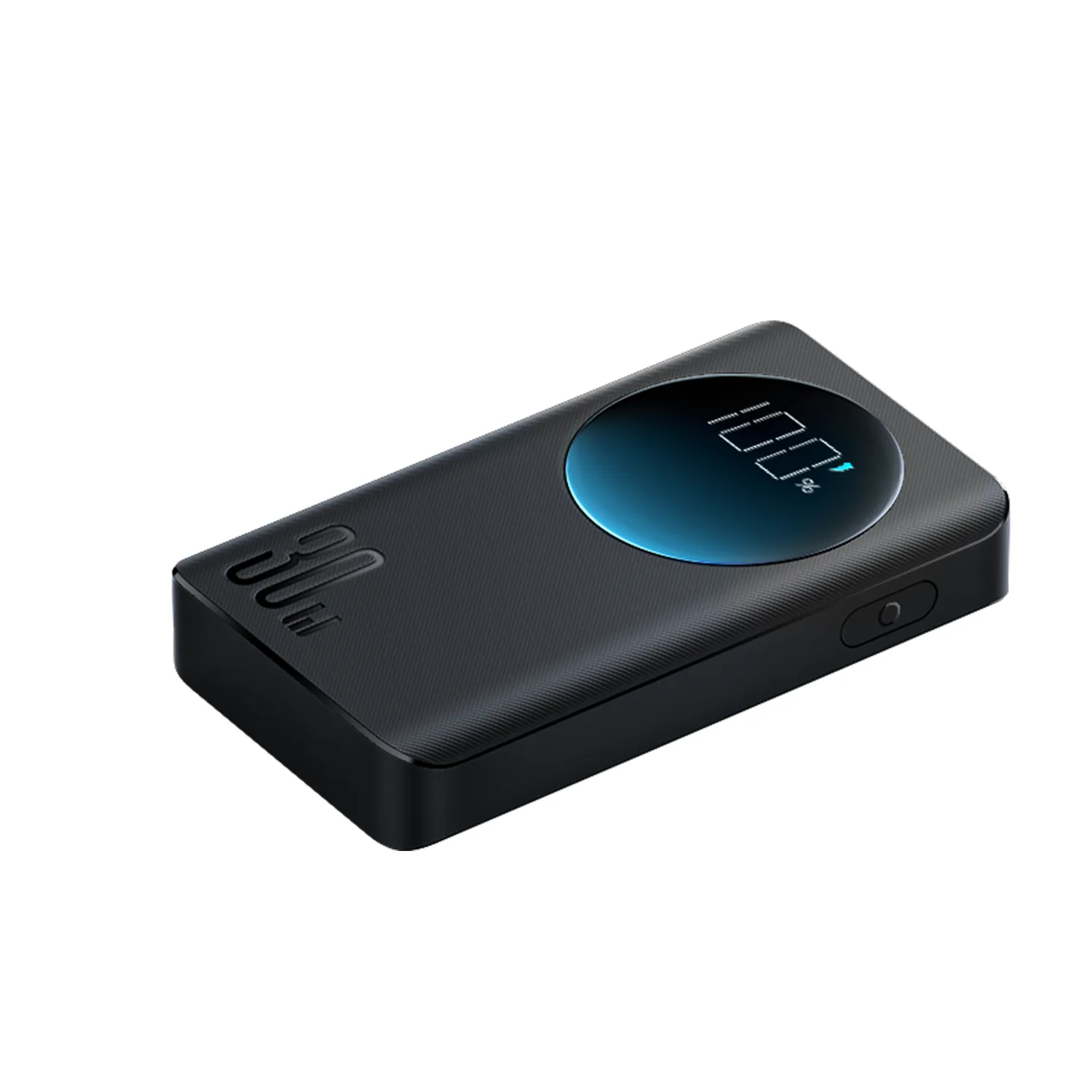 2-in-1-Powerbank 10000 mAh 30 W LED-Taschenlampe USB USB-C Schwarz 7