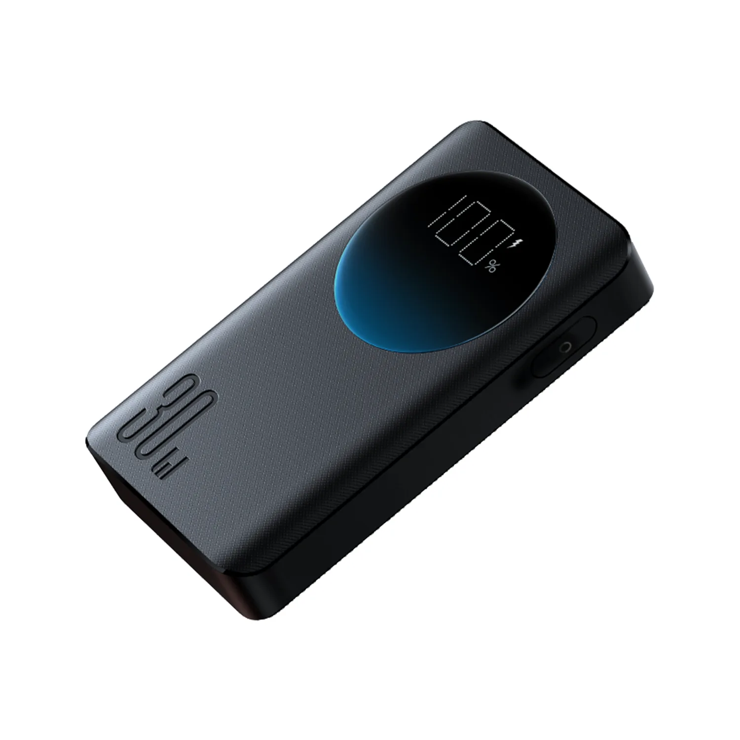 2-in-1-Powerbank 10000 mAh 30 W LED-Taschenlampe USB USB-C Schwarz 8