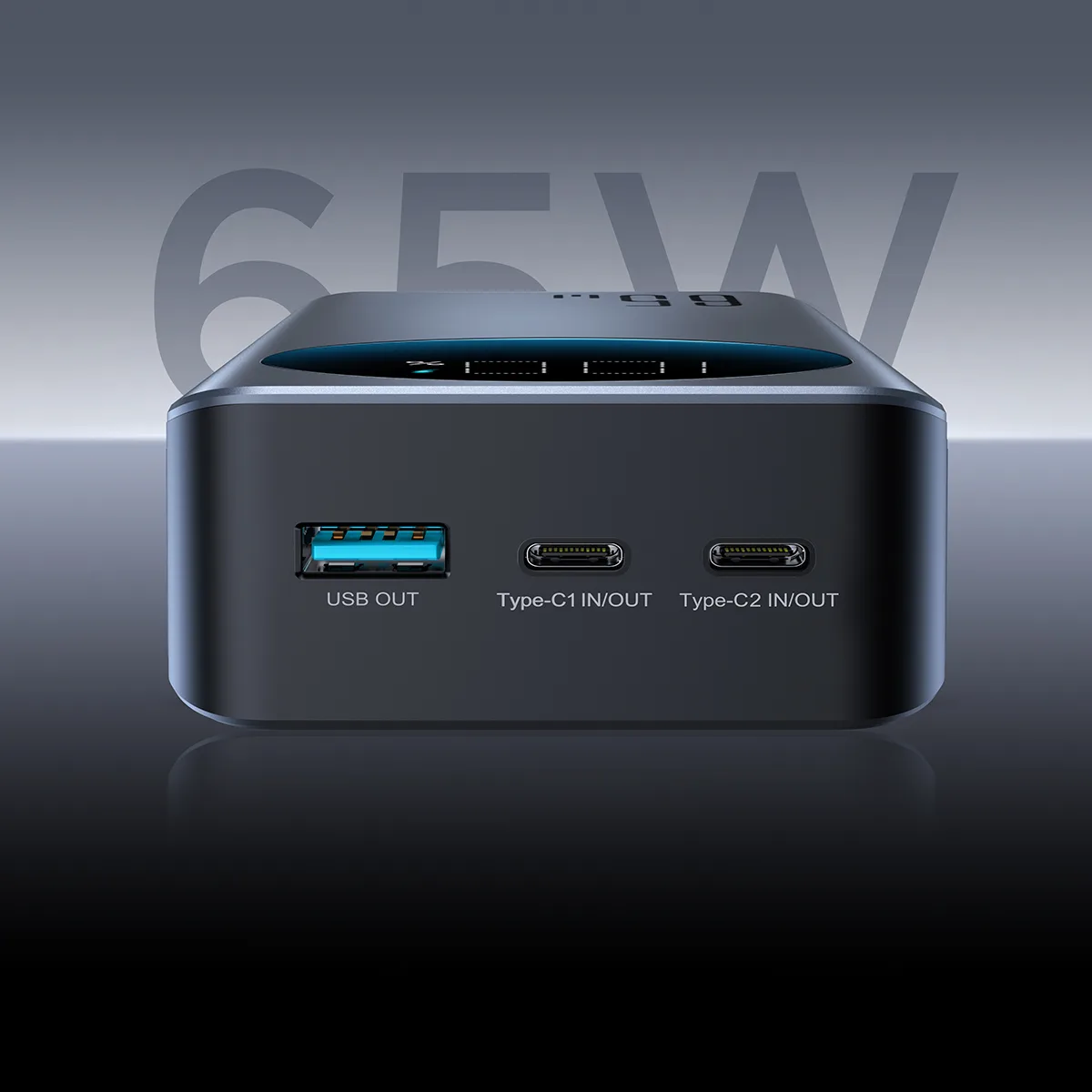 30.000 mAh 65 W 3 A USB/USB-C Digital Power Bank, Schwarz 11