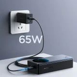 30.000 mAh 65W 3A digitalna power banka USB/USB-C, crna 8